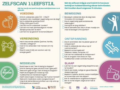 Pagina 1 zelfscan Huid & Leefstijl