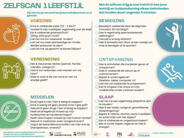 pagina 1 zelfscan leefstijl & huid