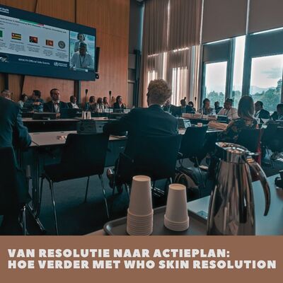 Van resolutie naar actieplan:  hoe verder met WHO SKin Resolution