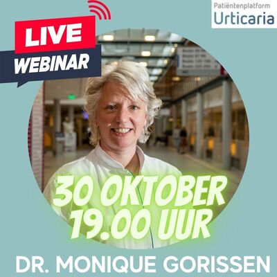 Live webinar met Dr. Monique Gorissen - urticaria en leefstijl