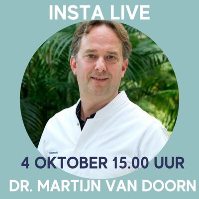 Insta Live met Dr Martijn van Doorn