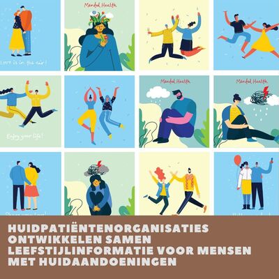Huidpatiëntenorganisaties ontwikkelen samen leefstijlinformatie voor mensen met huidaandoeningen