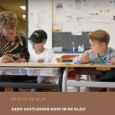 EADV gastlessen Huid in de klas!