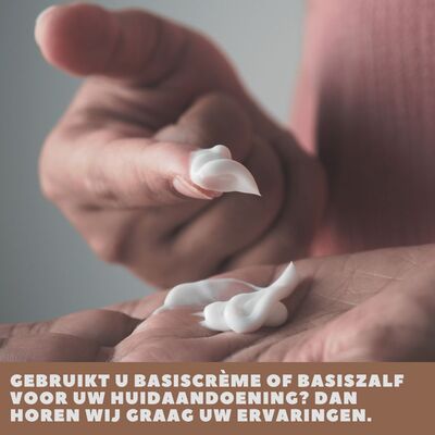 Gebruikt u basiscrème of basiszalf voor uw huidaandoening?