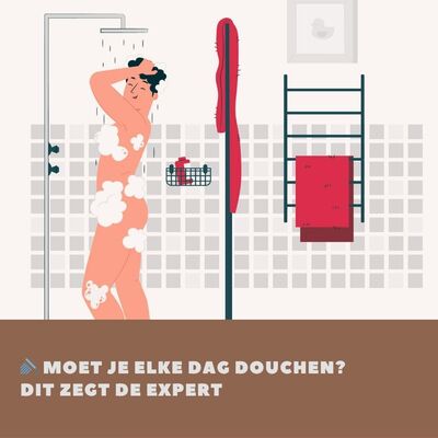 moet je elke dag douchen